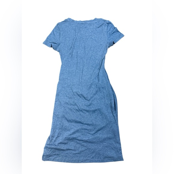 Cupshe Blue Short Sleeve Asymmetrical Jersey Mini Dress - Picture 5 of 7